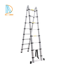 3.2M multi-purpose aluminium telescopic ladders with EN131 SGS CE